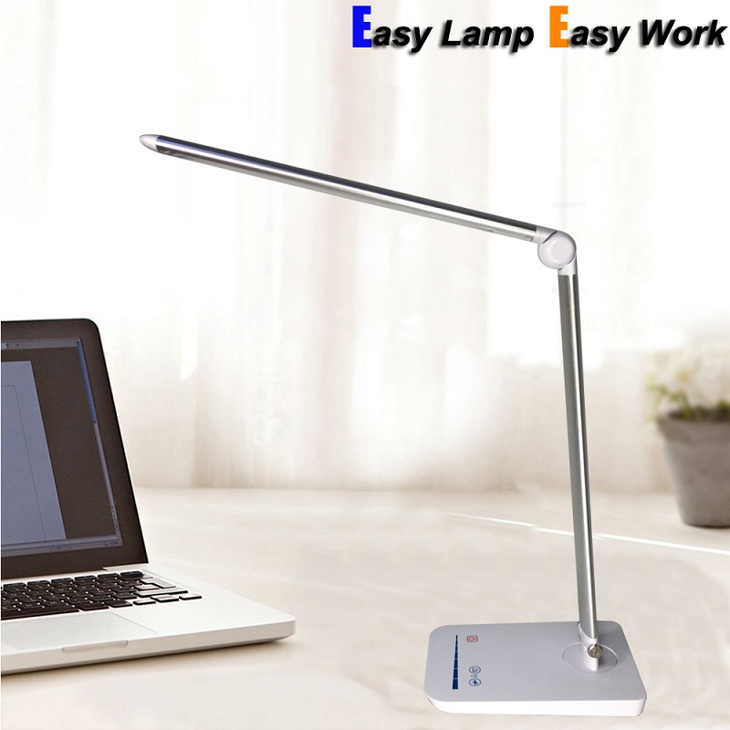 582sc 8W Tabel Ajustabil Led Reading Light Folding Led Desk Lamp reîncărcabilă
